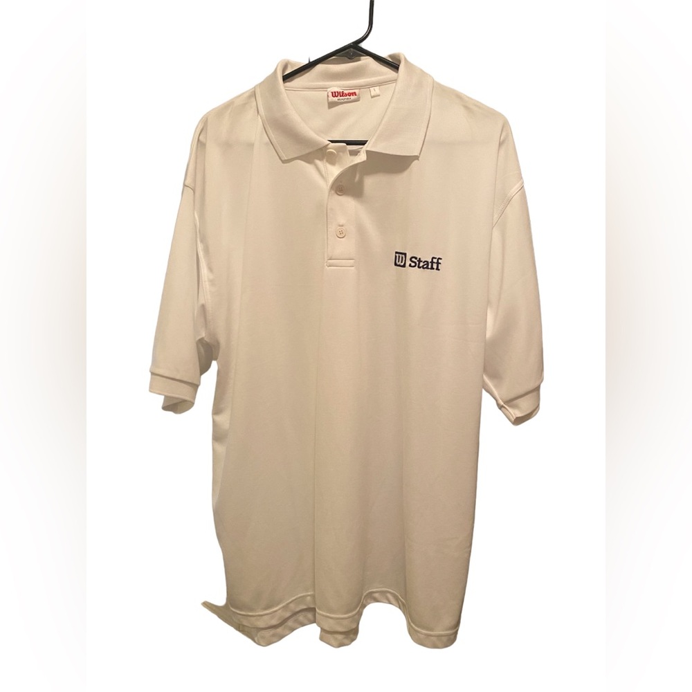 Vintage Wilson Staff Microfiber polo. Size large